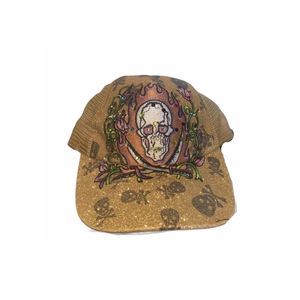 Women's Skull baseball Cap.